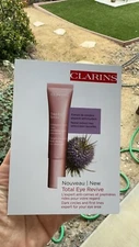 Clarins Total Eye Revive Eye Cream Gel 1ml packet on card