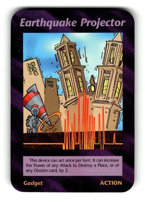 Earthquake Projector Card Unlimited INWO Illuminati New