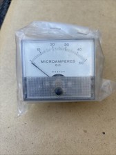 VINTAGE NEW OLD STOCK Triplett Model 320-G 0- 50 DC AMPERES Panel Meter NEW