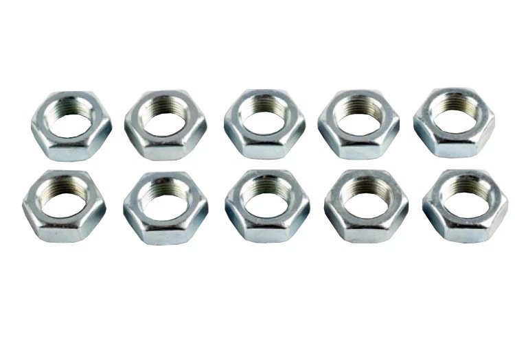 Metric RH / LH Threaded Half Nuts Ideal for Rod End Rose Joint - Packs x5 or x10