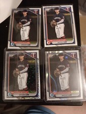2024 Bowman Chrome #BCP-143 Brooks Lee Lava Refractor #/399 Plus Sparkle 2 Base 