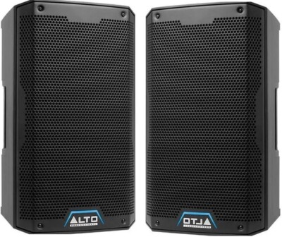2x Alto Professional TS408 Bluetooth Loudspeakers with Mixer