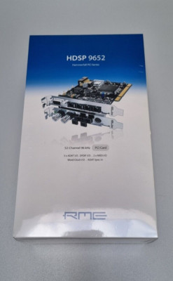 RME HDSP 9652 - 52 Kanal, 96 kHz, PCI Interface mit ADAT, SPDIF, Wordclock, MIDI