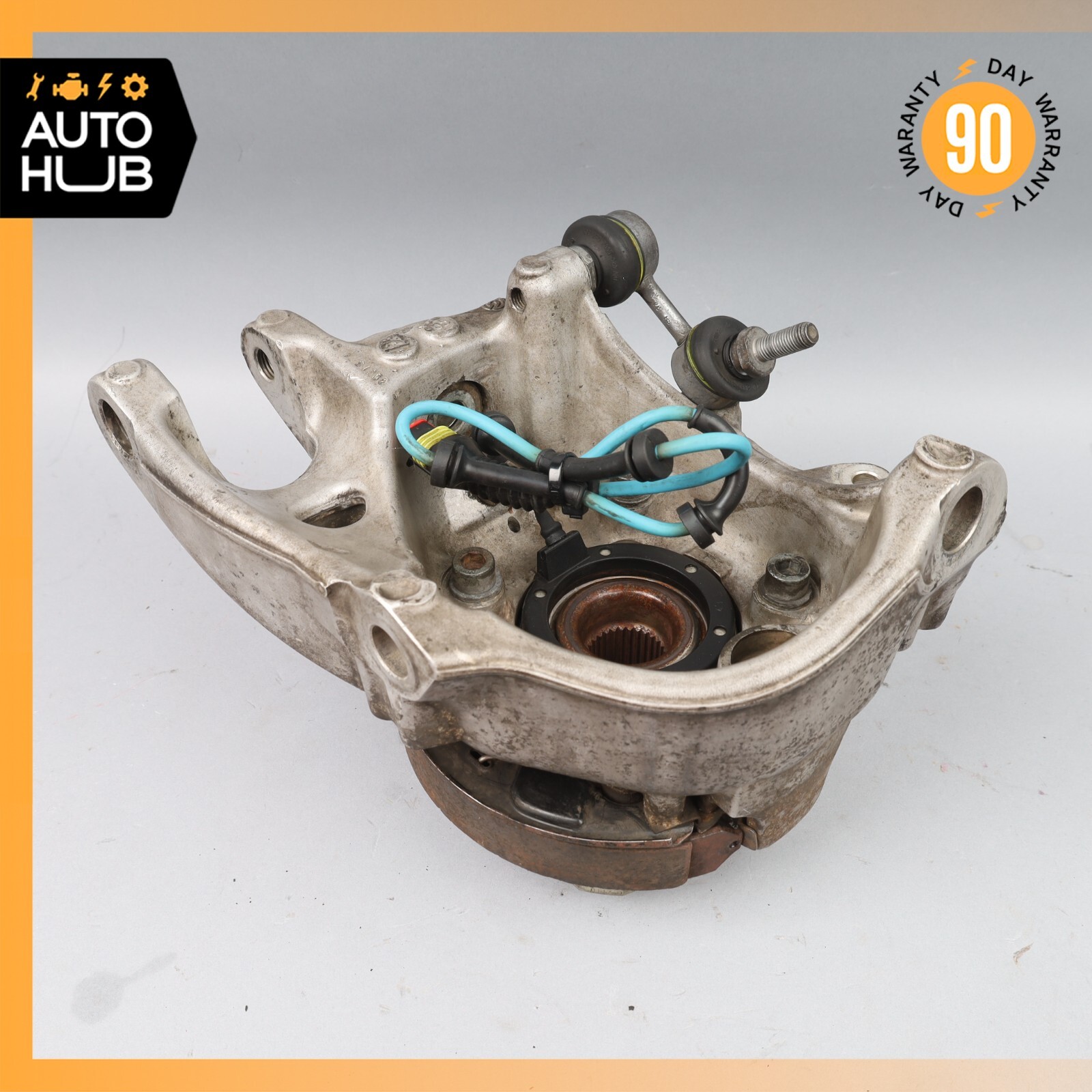 06-10 Maserati GranTurismo M145 Rear Right Side Spindle Knuckle Hub OEM