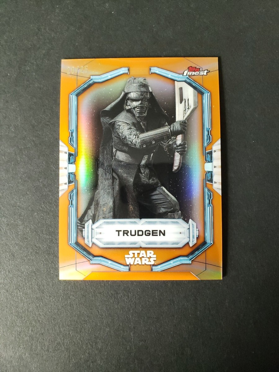 2022 Topps Finest Star Wars Orange Refractor /25 Trudgen #91 | eBay