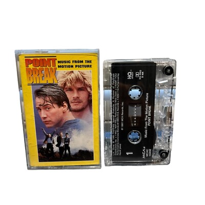 POINT BREAK Original Movie Soundtrack Cassette Tape