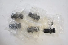 Lot of 5 Erickson Retention Knobs Black Carbon Coated Replacement Hardware Tools