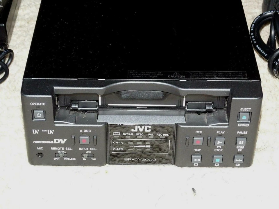JVC Professional miniDV Recorder BR-DV3000E, voll funktionsfähig, 2J. Garantie - Bild 3 von 4