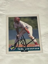 Todd Steverson Signed 1992 Classic Draft Picks #19 Card  Auto