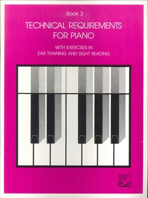Vintage Technical Requirements For Piano Book 3 Berlin  Ear Training Reading
