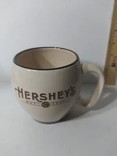 Hershey's Est 1894 Cream & Brown Barrell Coffee/Hot Cocoa Mug Large
