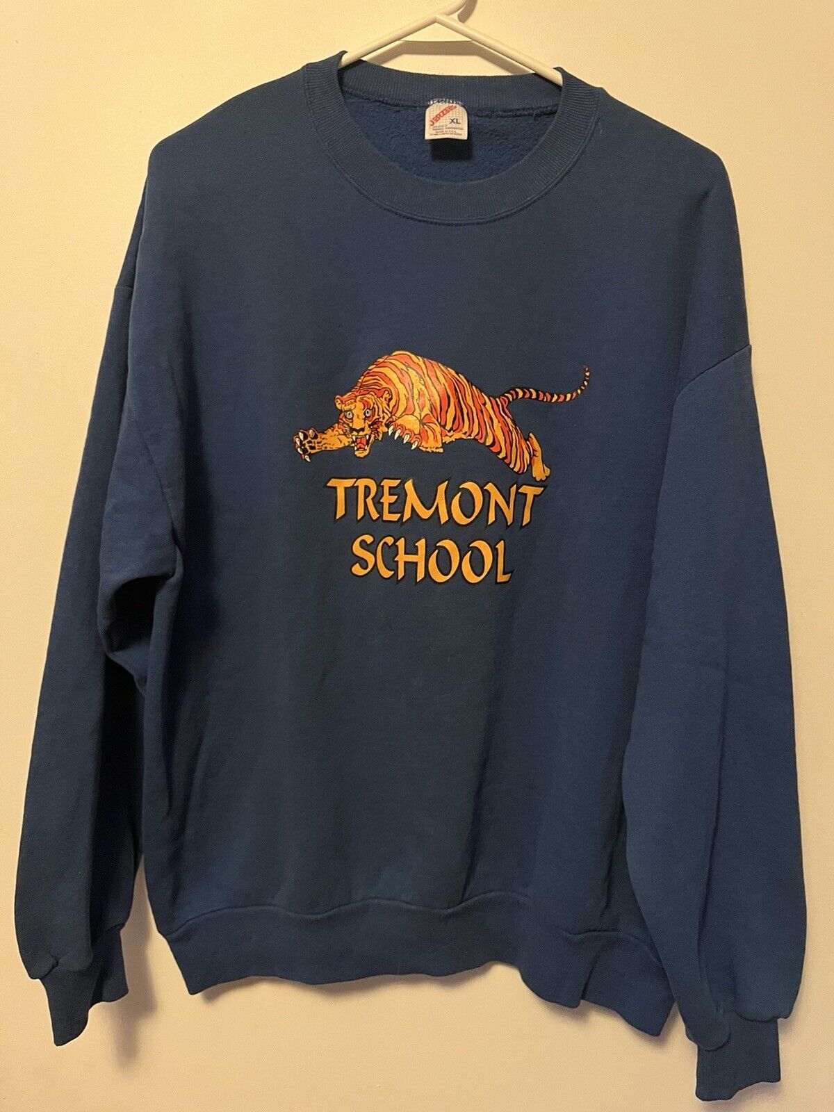 Vintage 90s Jerzees Sweatshirt XL Tremont School … - image 7