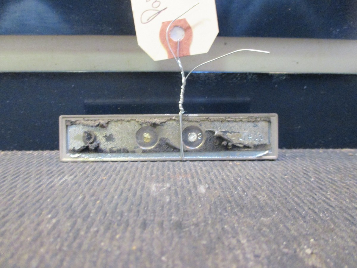 1985 Nissan 300ZX VG30DE OEM Factory Nissan Emblem On Trunk Logo