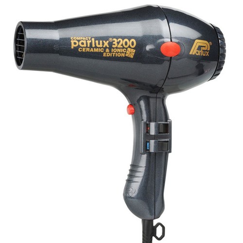 Parlux 3200 Ionic+Ceramic Compact Hair Dryer + 2 Nozzles - Selected Colours - Picture 4 of 8