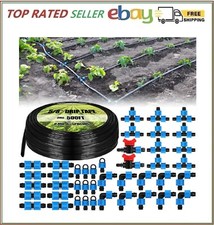 500 Ft 5/8 Inch Drip Tape Irrigation Tubing Kit 8 Mil 6" Spacing Hose Garden