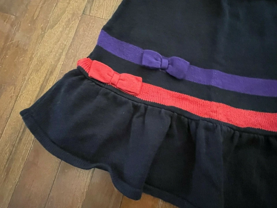 NWT Gymboree Girl Winter Penguin Black Bow Sweater Skirt Size 12 - Image 4 of 4