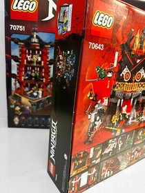 LEGO NINJAGO: Temple of Airjitzu (70751) & Temple of Resurrection | Retired NISB