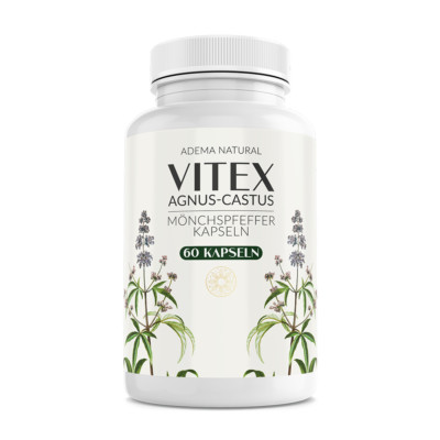 ADEMA NATURAL  Mönchspfeffer hochdosiert Vitex Agnus Catus Extrakt Top Qualität