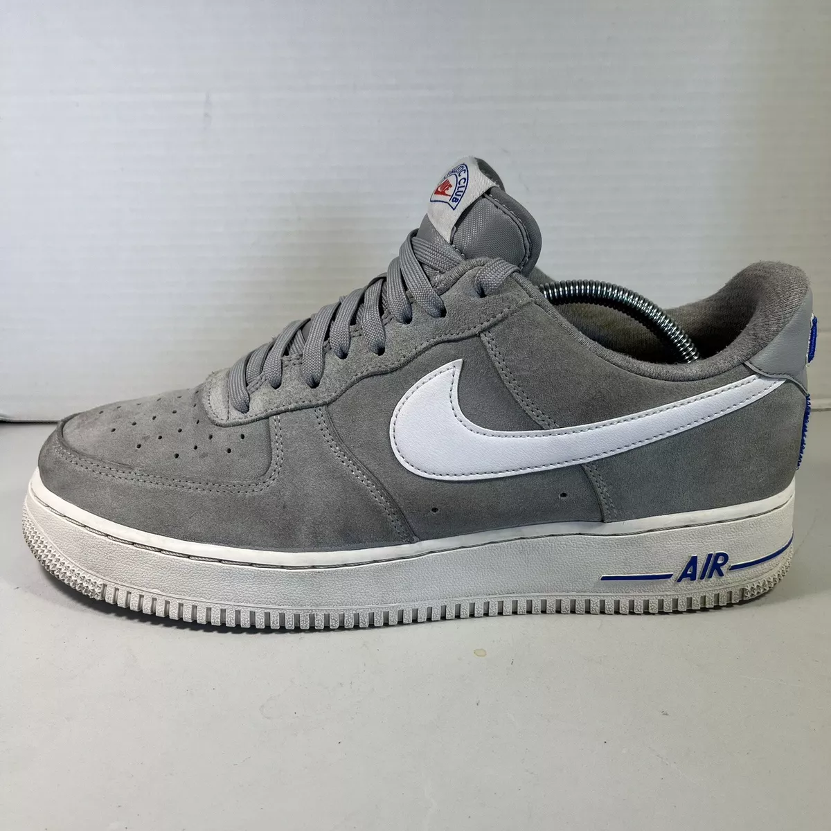 Mens Nike Air Force 1 Low Light Smoke Grey White Sail Hyper Royal size 11