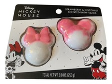 Diney Mickey Mouse, Minnie Mouse Strawberry And Coconut Bath Fizzies Bath Bomb