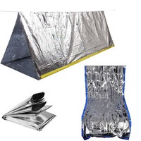 Insulated Emergency Tube Tent Solar Silver Mylar Survival Camping Shelter Tarp Insulated Emergency Tube Tent Solar Silver Mylar Survival Camping Shelter Tarp