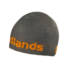 BADLANDS REVERSIBLE BEANIE, PATTERN — GRY/BLAZE