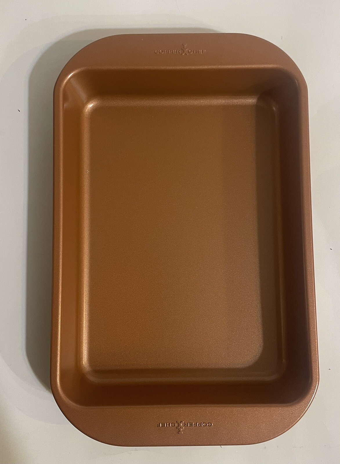 Copper Chef Bake & Crisp Pan Brownie Roasting Pan 4 Piece Set Non Stick