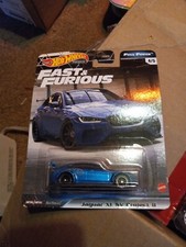 Hot Wheels Fast & Furious Premium 2020 Full Force Jaguar XE SV Project 8 Blue