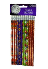 HALLOWEEN PENCILS: SET OF 12  NEW 