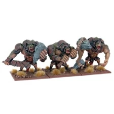 Kings of War Goblins Orcs Troll Regiment Fantasy Trolls x3 28mm