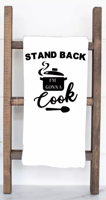 Flour Sack Tea Towels / Funny Saying Kitchen Towels/Kitchen towels