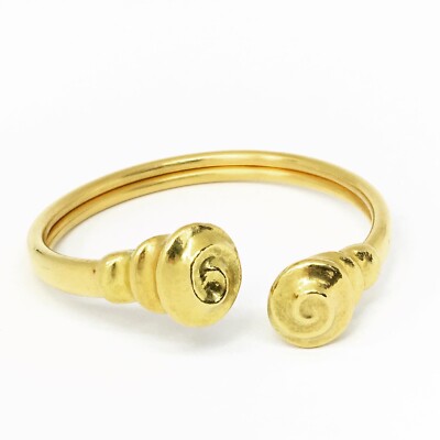 Ilias Lalaounis 18k Gold Greek Bangle Bracelet Classical Ionic