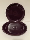 (2) Fiesta Ware Homer Laughlin 10 1/4 inch Dinner Plate Fiesta Plum Purple