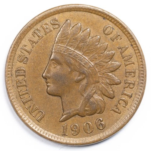 1906 Indian Head Penny Cent Extremely Fine (XF)