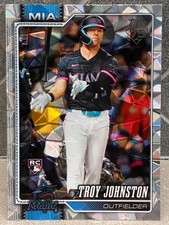 2026 Topps Series 1 Troy Johnston Rookie Diamante Foil! #317! Miami Marlins!