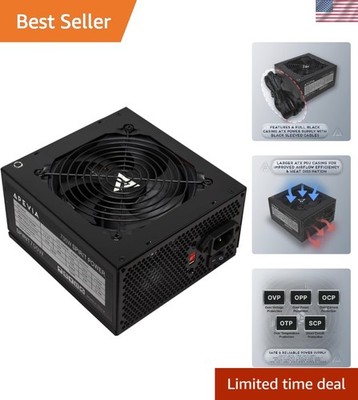 Reliable 700W ATX Gaming Power Supply with Advanced Cooling and Safety Features
