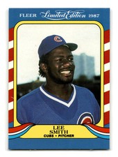 Lee Smith 1987 Fleer Limited Edition #39 Chicago Cubs NM-MINT