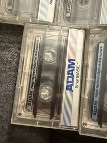 Coleco Adam Cassette Lot Of 5 Buck Rogers Smart Basic Expertype Colecovision