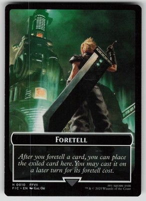 Foretell // Treasure Double-Sided Token Commander: FINAL FANTASY 10 // 23 NM