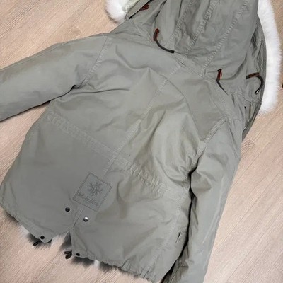 Mr&Mrs Italy Faux Fur Jacket Women's Parka Padded Coat Official | eBay