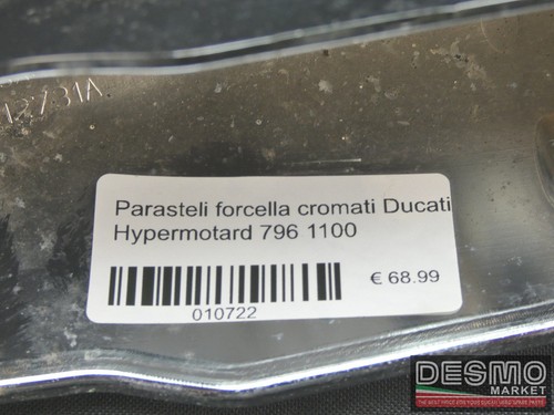 Parasteli forcella cromati Ducati Hypermotard 796 1100 *010720* - Foto 7 di 7