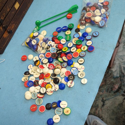 Lot De Supports De Barrières Vintage Subbuteo - Accessoire De Jeu De Table Football - Occasion