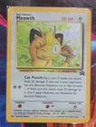 1999 Meowth, WOTC, Black Star Promos #10, Vintage Holo, Pokemon TCG Card - MP