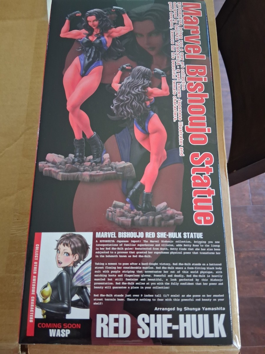 Kotobukiya Red She Hulk Bishoujo Statue Marvel Betty Ross SDCC 2015 LE