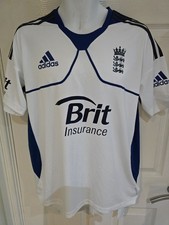 Adidas Vintage England Cricket Club Shirt 42"Brit Insurance