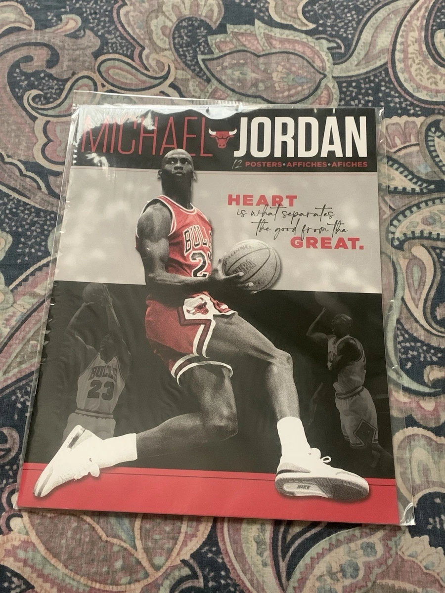 Michael Jordan Basketball Chicago Bulls Vintage Sports Posters for