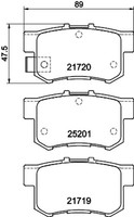 Hella Pagid Bremsbelagsatz Scheibenbremse 8DB 355 015-611 FüR Fiat Suzuki Sedici