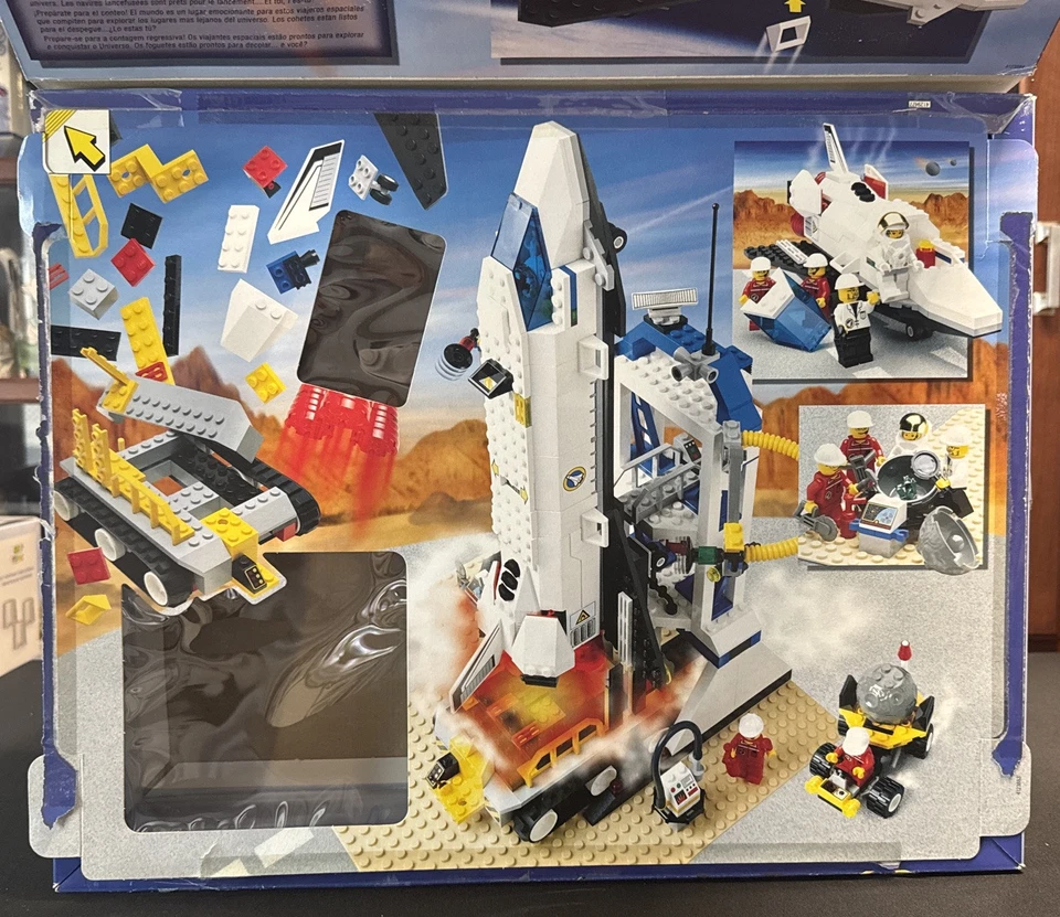 LEGO Space Port 6456 Mission Control BOX ONLY Retired 1999 - Image 2 of 4