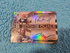2015 Spectra Rookie Dual Autograph Paul Dawson / Josh Shaw Bengals 141/199 #235