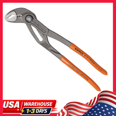 Knipex 8701-250B10 Cobra Water Pump Pliers 250mm Limited Edition Orange